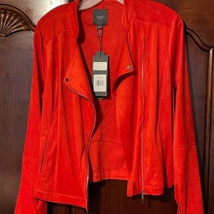 Lysee lightweight faux suede jacket